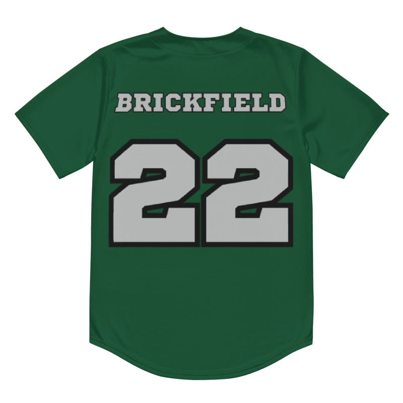 Brickfield Baseball Jersey(Green)