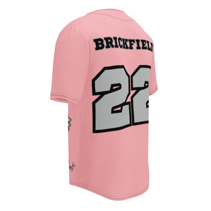 Brickfield Baseball Jersey(Pink)
