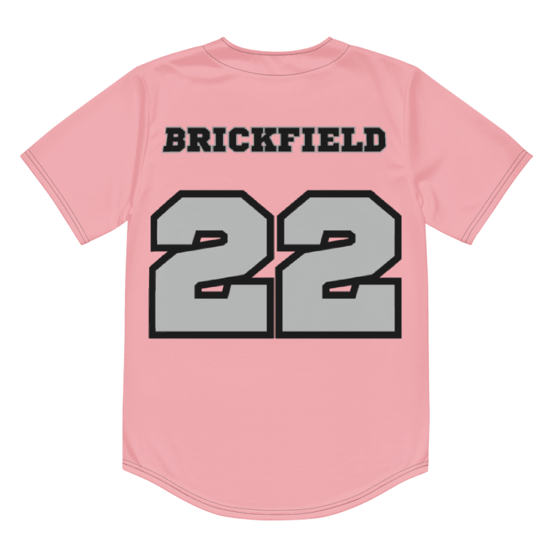 Brickfield Baseball Jersey(Pink)